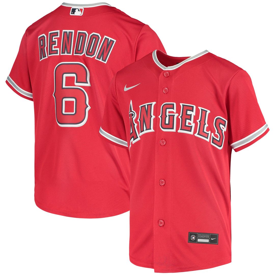Anthony Rendon Los Angeles Angels Nike Youth Alternate Replica Player Jersey - Red | MLB Fan Gear
