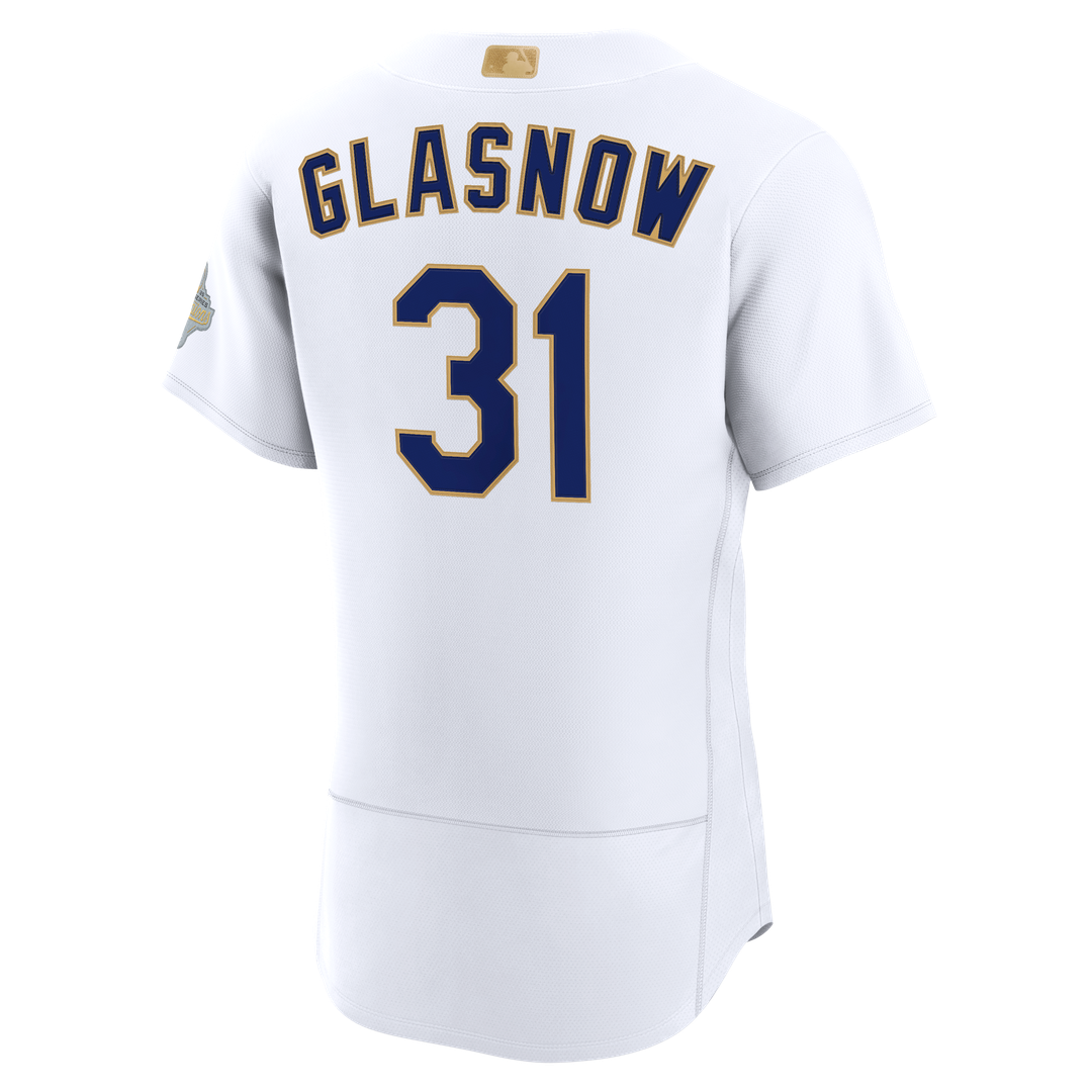Tyler Glasnow Los Angeles Dodgers Nike 2026 Gold Collection Authentic Jersey - White | MLB Fan Gear