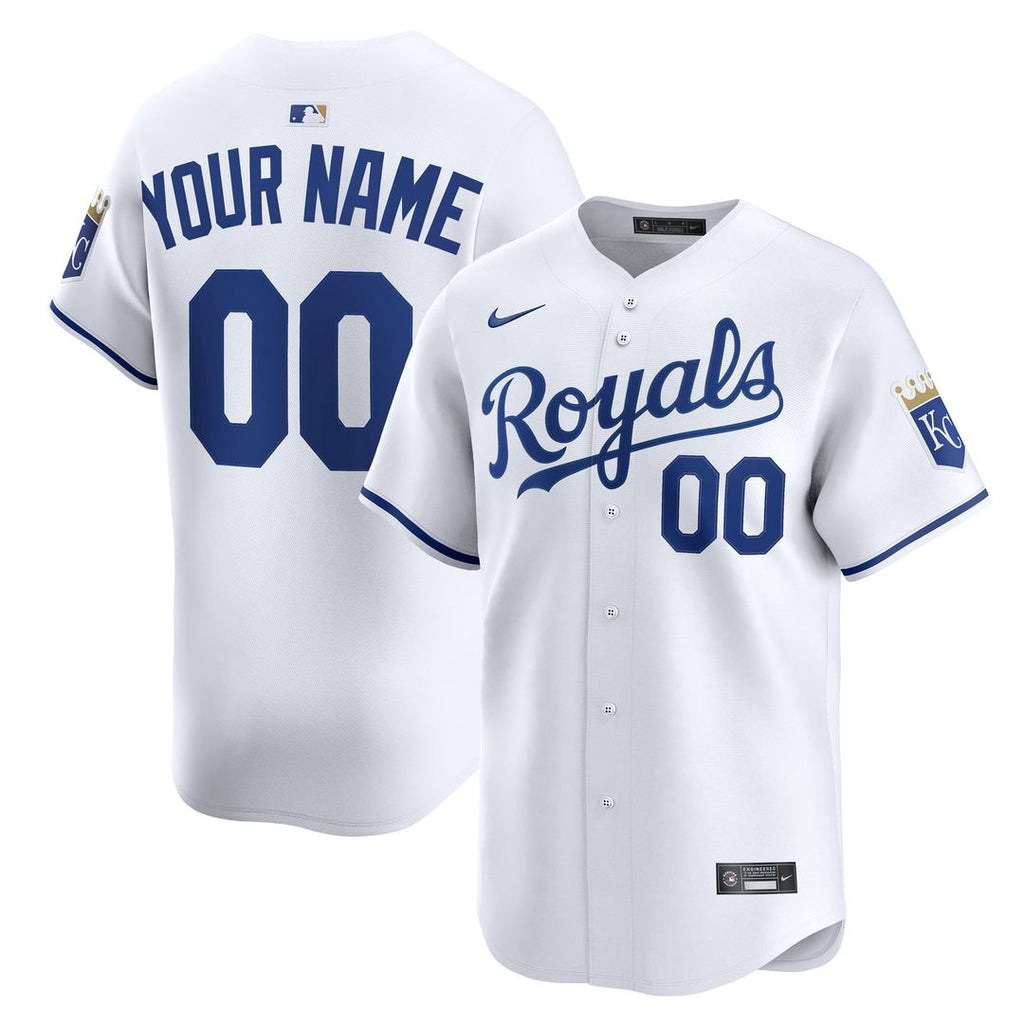 Kansas City Royals Nike Home Limited Custom Jersey - White | MLB Fan Gear