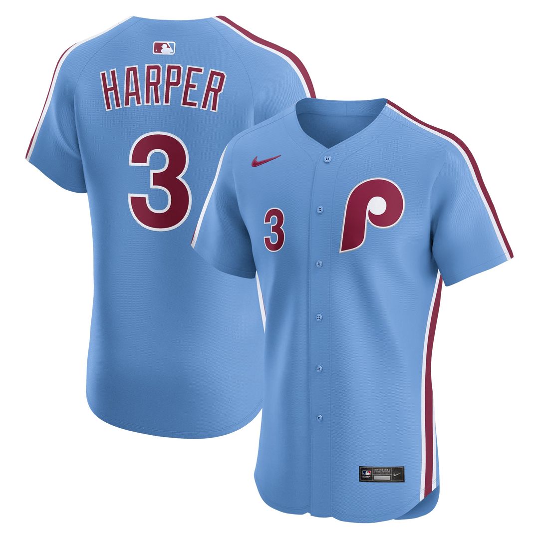 Bryce Harper Philadelphia Phillies Nike Alternate 2 Elite Jersey - Cream | MLB Fan Gear