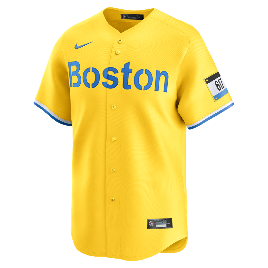 Boston Red Sox Nike City Connect Limited Jersey - Gold | MLB Fan Gear