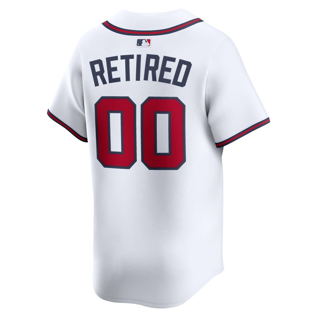 Atlanta Braves Nike Home Limited Pick-A-Player Retired Roster Jersey - White | MLB Fan Gear