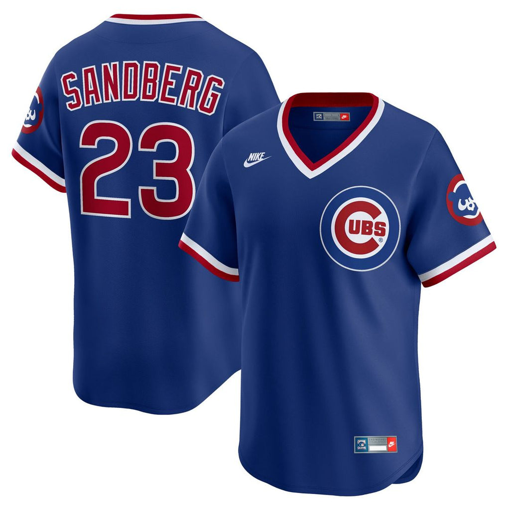 Ryne Sandberg Chicago Cubs Nike Throwback Cooperstown Collection Limited Jersey - Royal | MLB Fan Gear