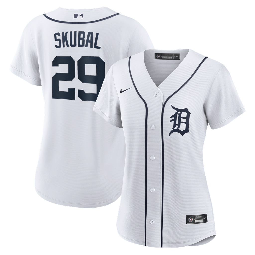 Tarik Skubal Detroit Tigers Nike Women's Home Replica Player Jersey - White | MLB Fan Gear