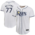 Carson Williams Tampa Bay Rays Nike Youth Home Player Game Jersey - White | MLB Fan Gear