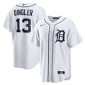 Dillon Dingler Detroit Tigers Nike Home Replica Jersey - White | MLB Fan Gear