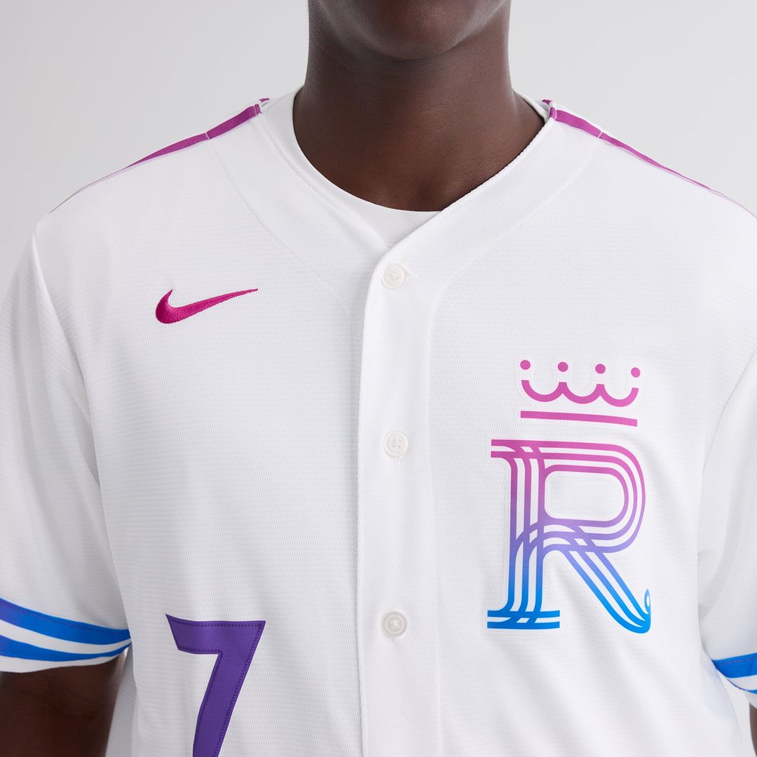 Bobby Witt Jr. Kansas City Royals Nike 2026 City Connect Stadium Jersey - White | MLB Fan Gear
