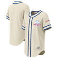 Texas Rangers Stitches Throwback Fashion Jersey - Natural | MLB Fan Gear