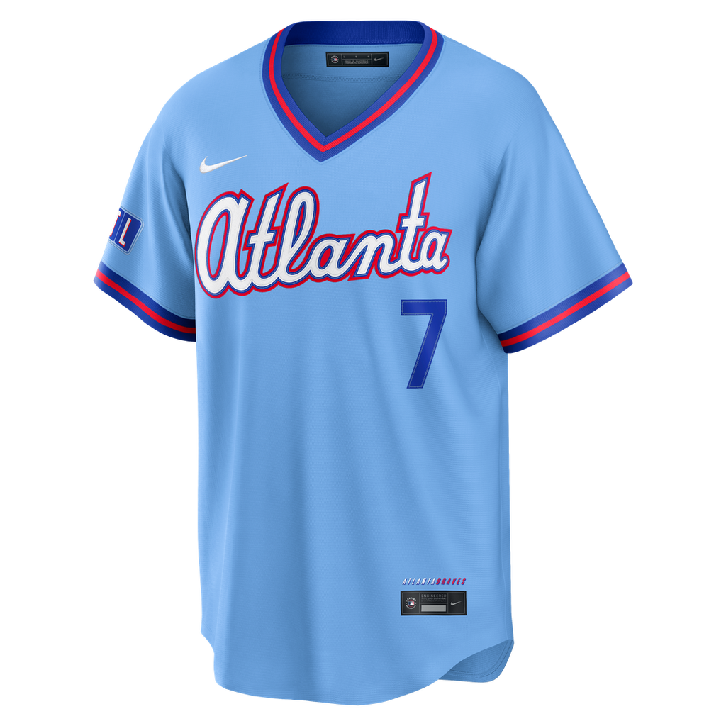 Ha-Seong Kim Atlanta Braves Nike 2026 City Connect Stadium Jersey - Powder Blue | MLB Fan Gear