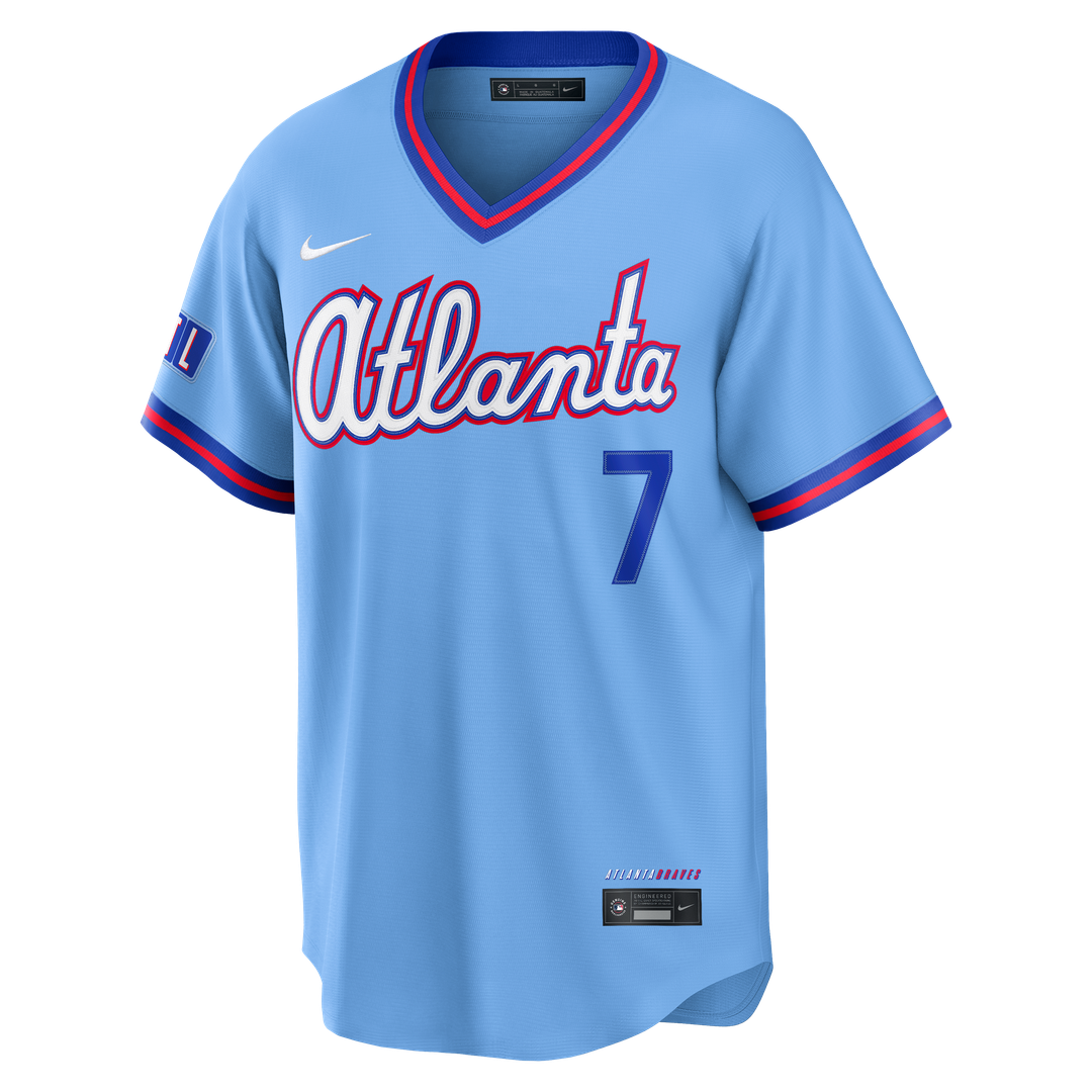 Ha-Seong Kim Atlanta Braves Nike 2026 City Connect Stadium Jersey - Powder Blue | MLB Fan Gear