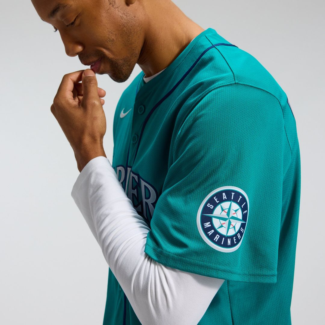 Cal Raleigh Seattle Mariners Nike Alternate Limited Jersey - Teal | MLB Fan Gear