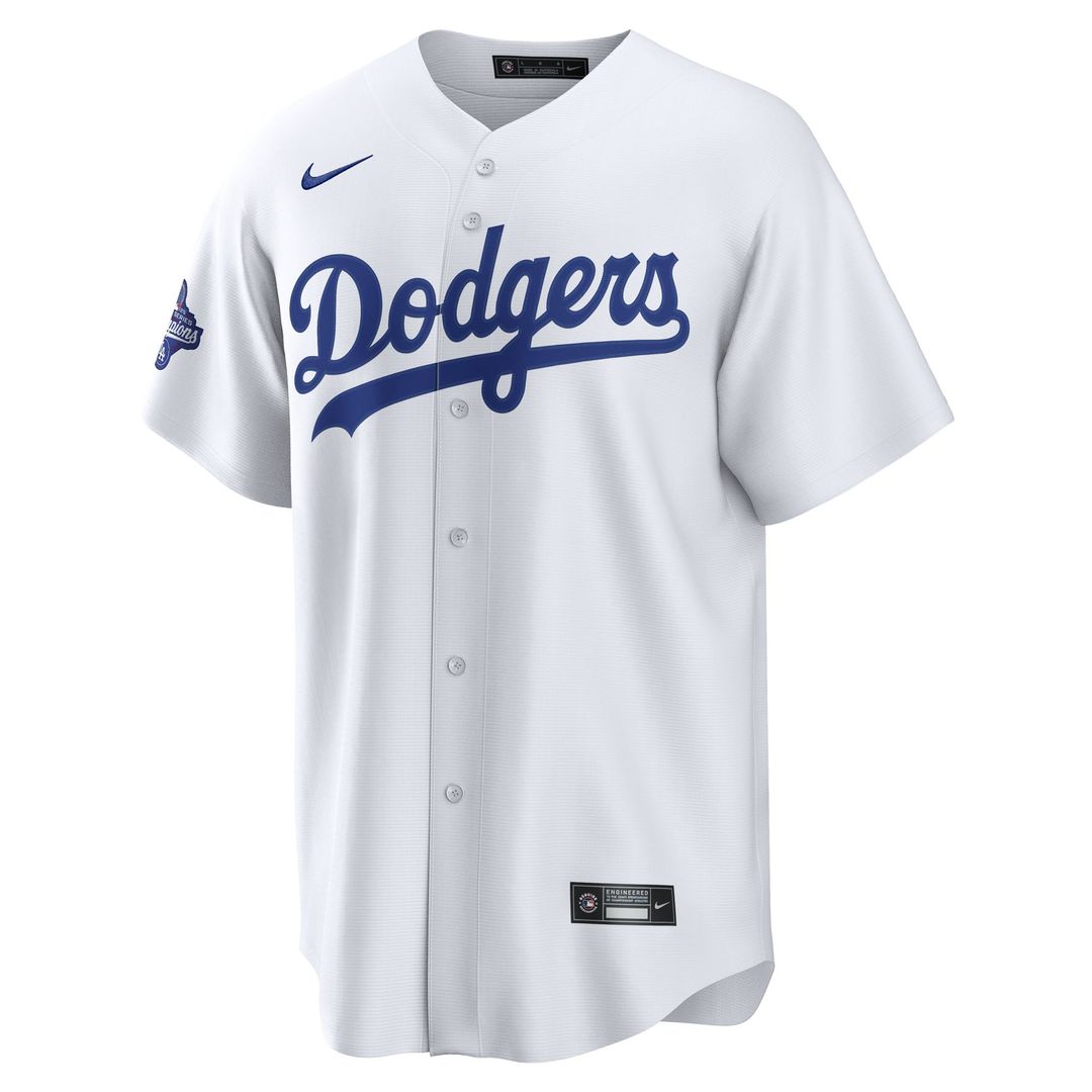 Clayton Kershaw Los Angeles Dodgers Nike Home 2025 World Series Champions Replica Jersey - White | MLB Fan Gear