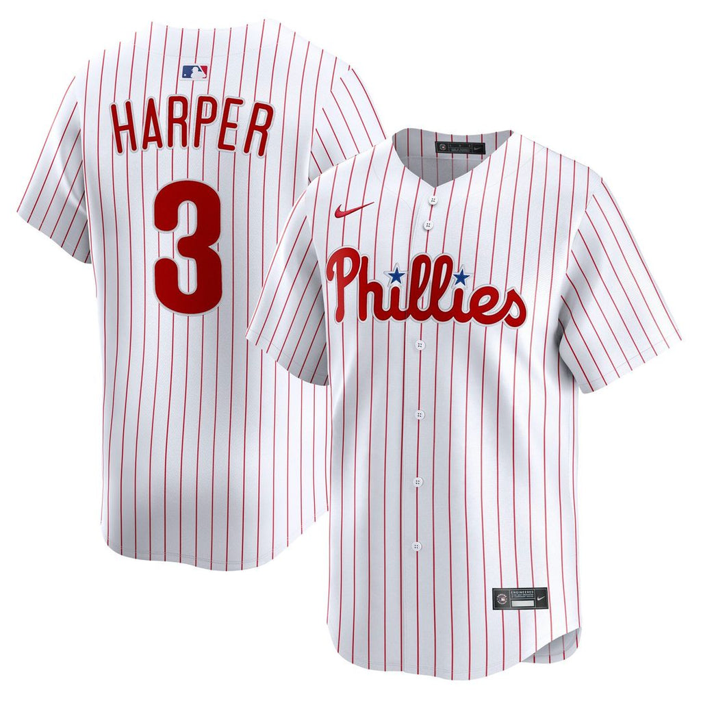 Bryce Harper Philadelphia Phillies Nike Home Limited Player Jersey - White | MLB Fan Gear