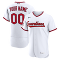 Cleveland Guardians Nike Home Authentic Custom Jersey - White | MLB Fan Gear