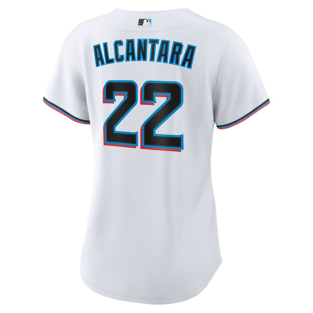 Sandy Alcantara Miami Marlins Nike Women's Home Replica Player Jersey - White | MLB Fan Gear