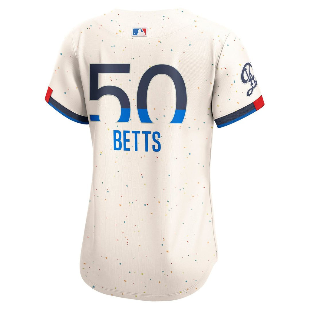 Mookie Betts Los Angeles Dodgers Nike Women's City Connect Limited Jersey – Cream | MLB Fan Gear