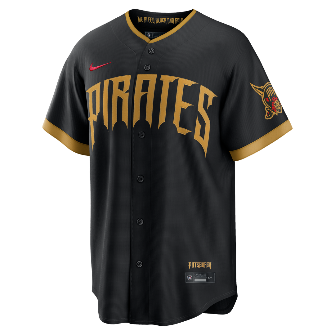 Oneil Cruz Pittsburgh Pirates Nike 2026 City Connect Stadium Jersey - Black | MLB Fan Gear
