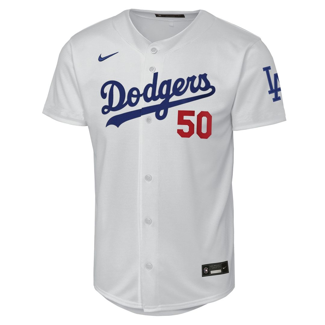 Mookie Betts Los Angeles Dodgers Nike Youth Home Stadium Jersey - White | MLB Fan Gear