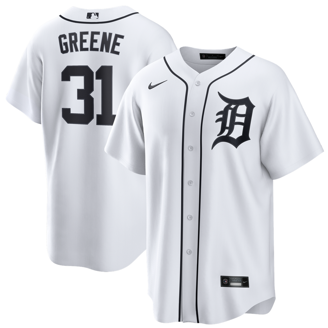 Riley Greene Detroit Tigers Nike Home Replica Jersey - White | MLB Fan Gear