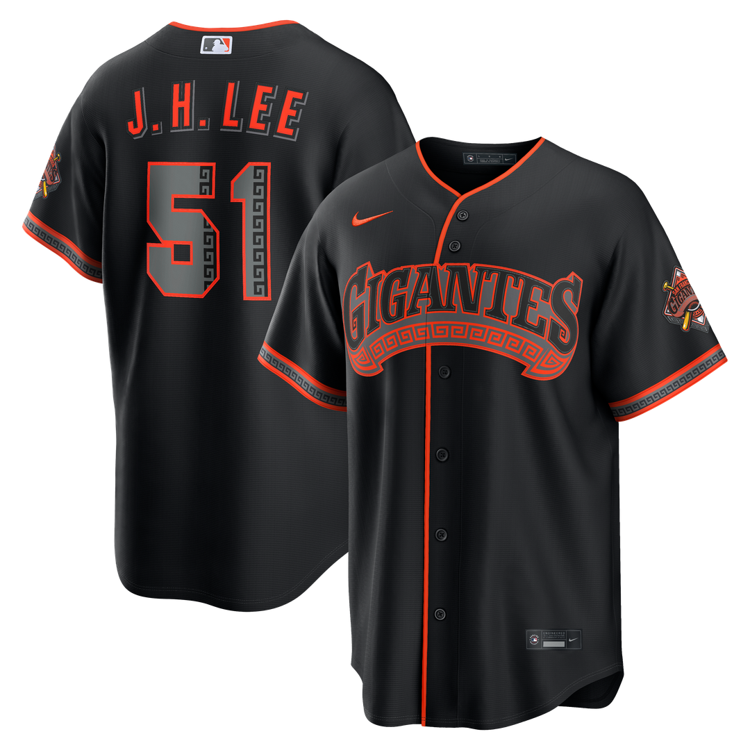 Jung Hoo Lee San Francisco Giants Nike Alternate Stadium Jersey - Black | MLB Fan Gear