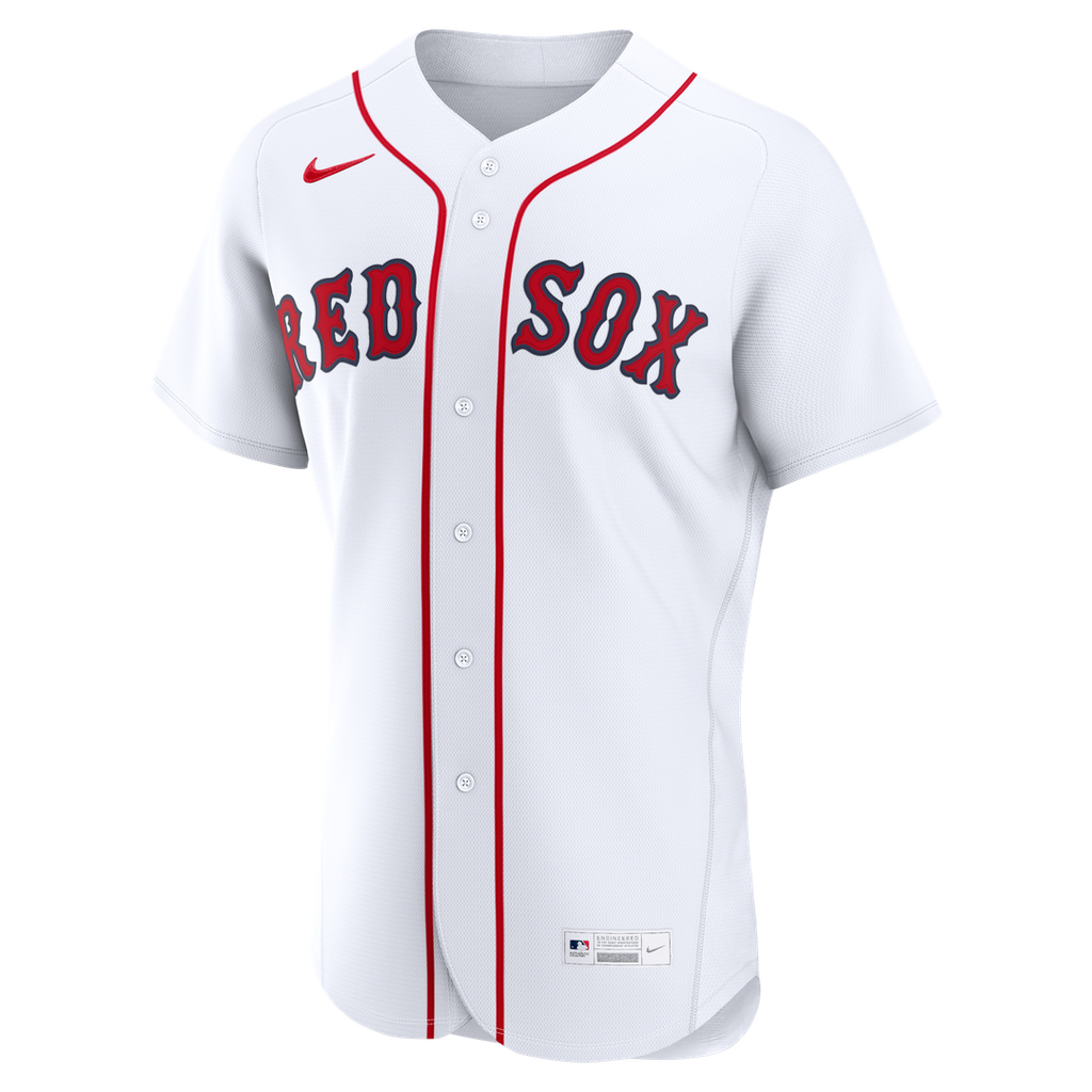Boston Red Sox Nike Home Authentic Custom Jersey - White | MLB Fan Gear