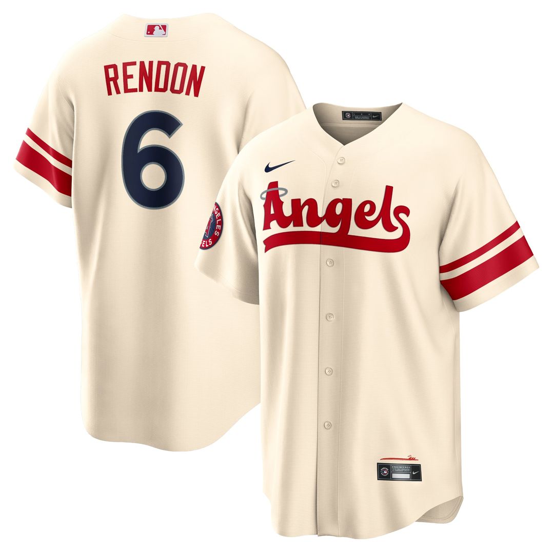 Anthony Rendon Los Angeles Angels Nike City Connect Replica Player Jersey - Cream | MLB Fan Gear