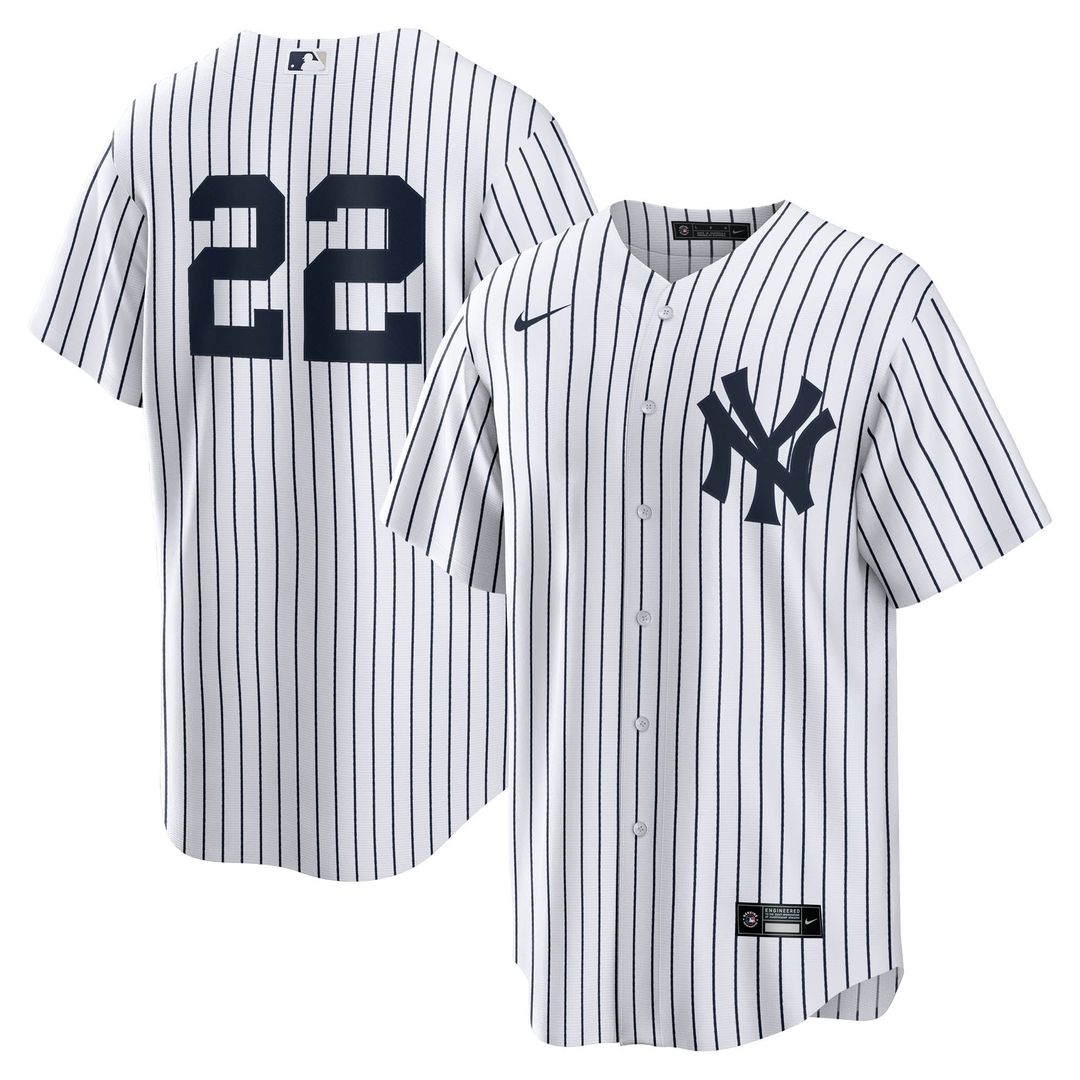 Ben Rice New York Yankees Nike Home Replica Jersey - White | MLB Fan Gear