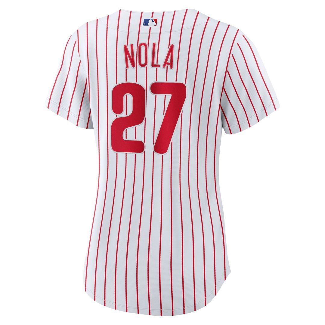 Aaron Nola Philadelphia Phillies Nike Women's Home Replica Jersey - White | MLB Fan Gear