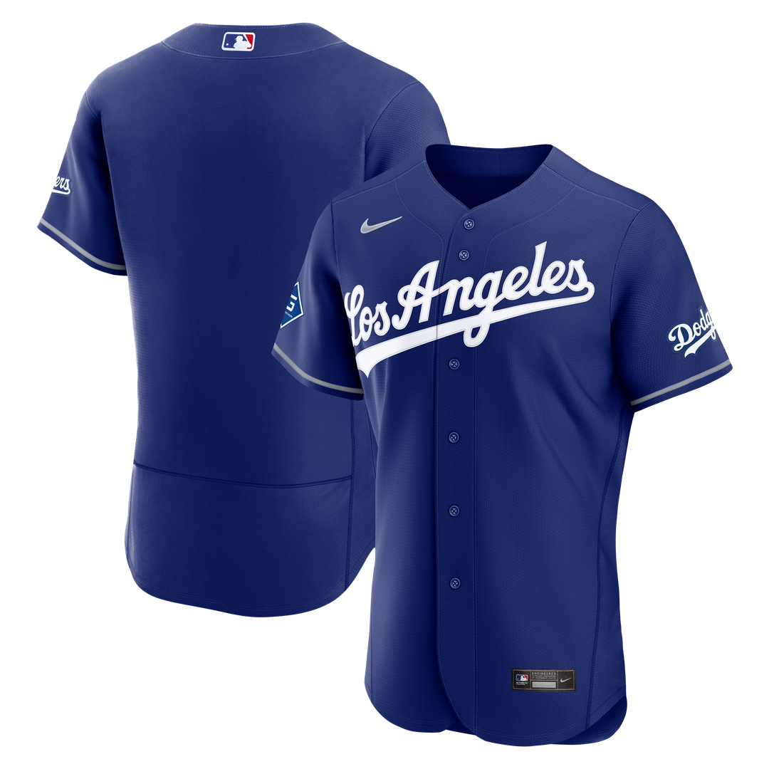 Los Angeles Dodgers Nike Alternate Authentic Jersey with Sponsor Patch - Royal | MLB Fan Gear