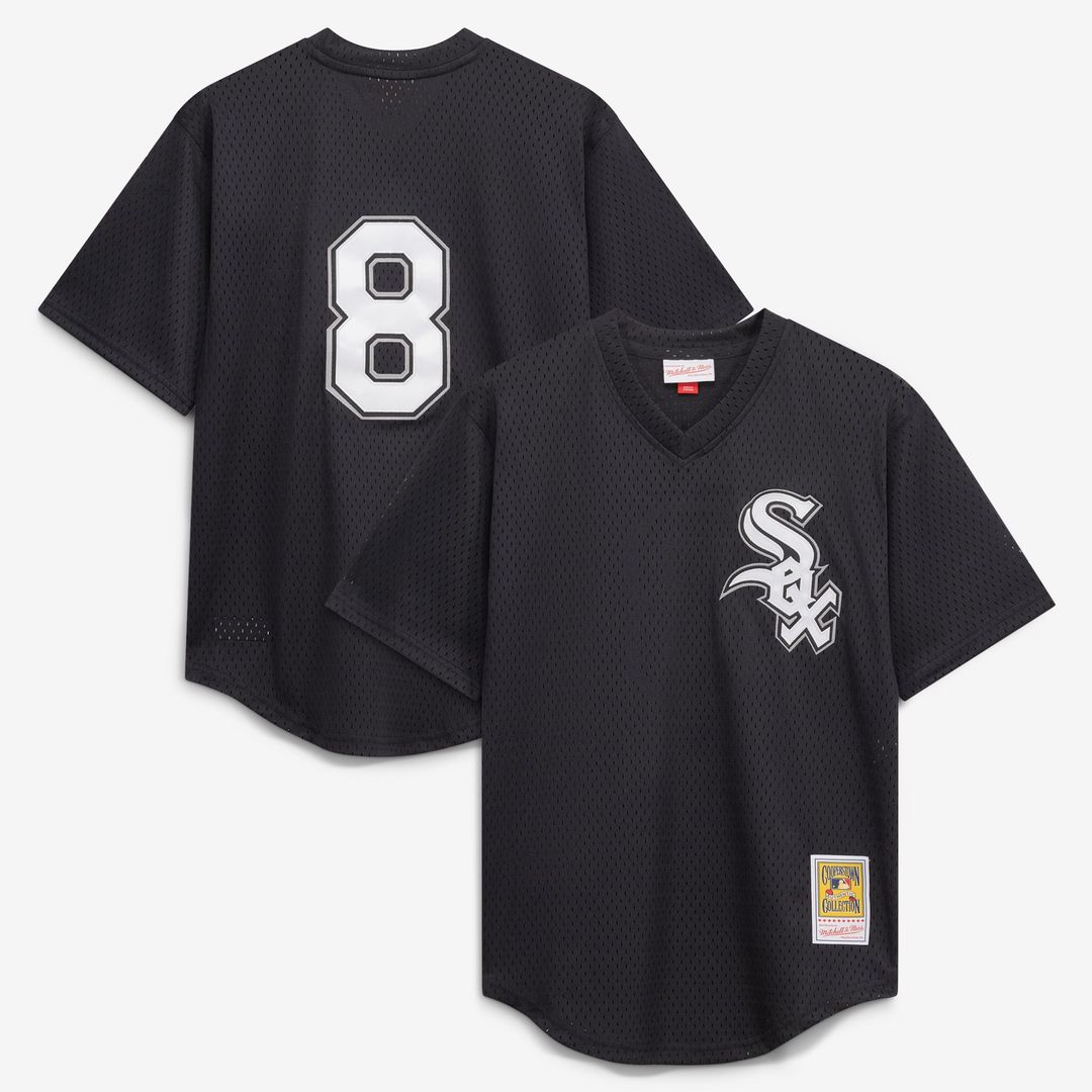 Bo Jackson Chicago White Sox Mitchell & Ness Youth Cooperstown Collection Mesh Batting Practice Jersey - Black | MLB Fan Gear