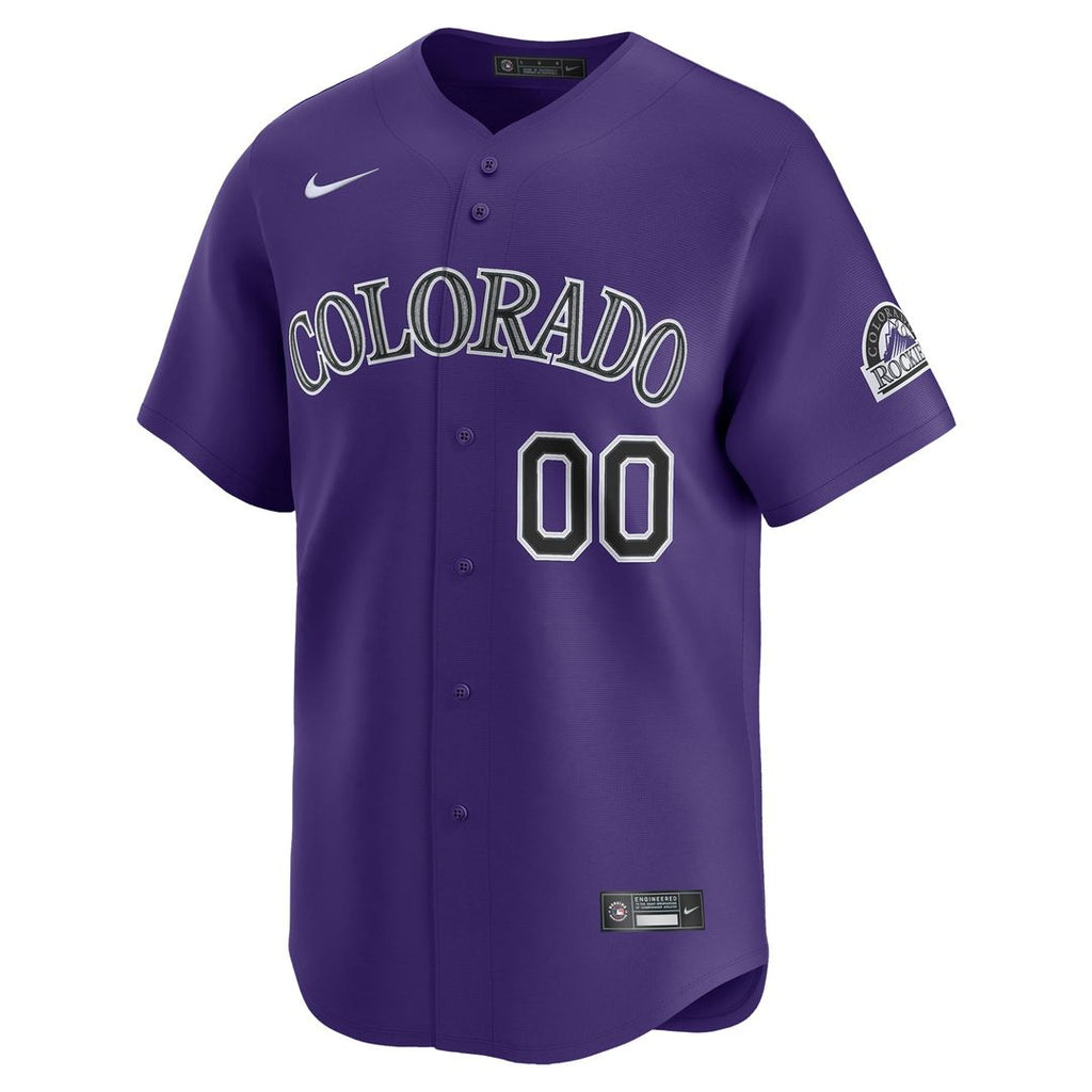 Colorado Rockies Nike Alternate Limited Custom Jersey - Purple | MLB Fan Gear
