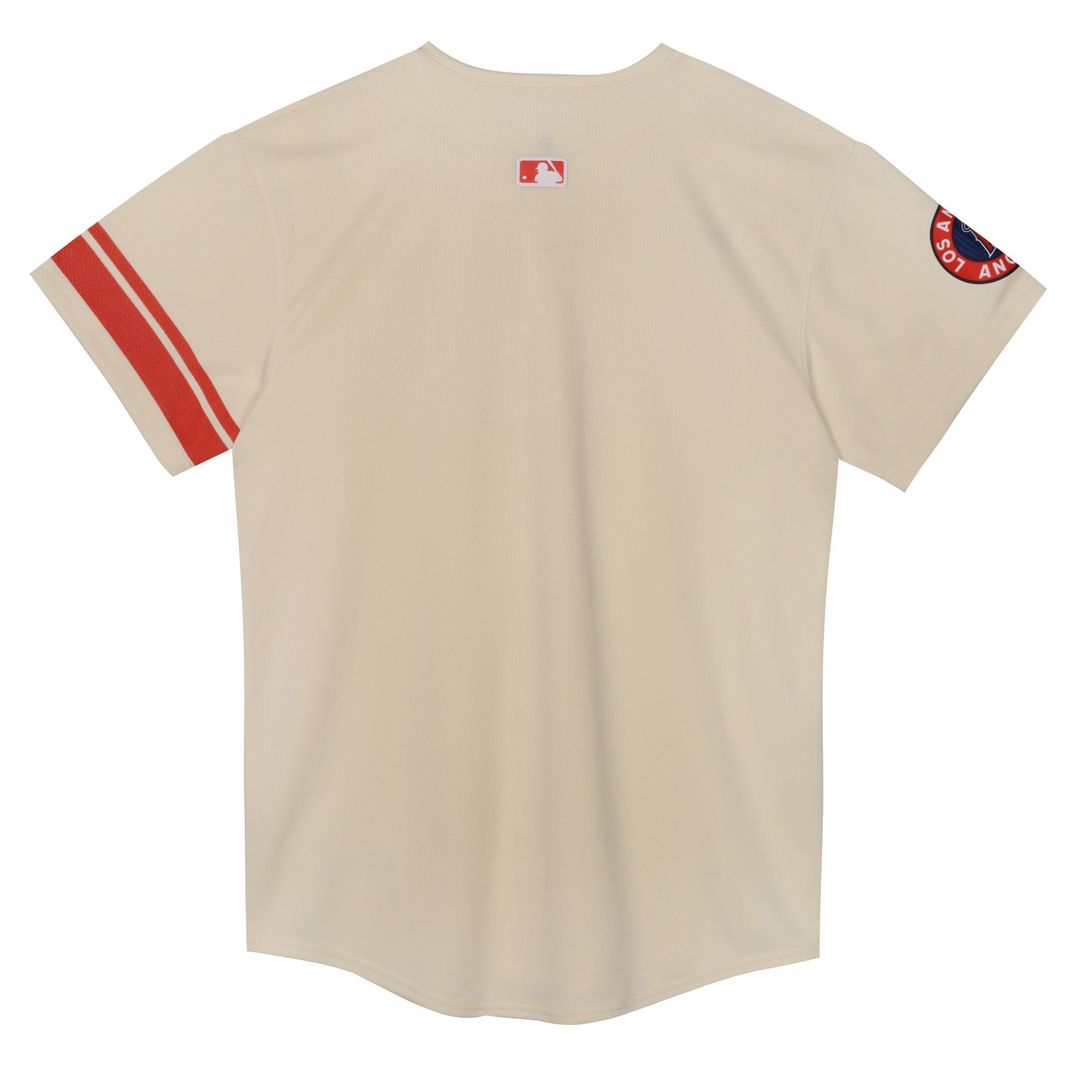 Los Angeles Angels Nike Preschool City Connect Jersey - Cream | MLB Fan Gear