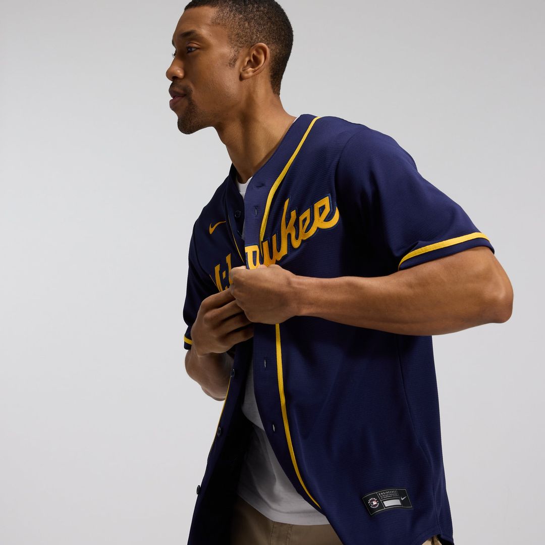 Milwaukee Brewers Nike Home Replica Team Jersey - Cream | MLB Fan Gear
