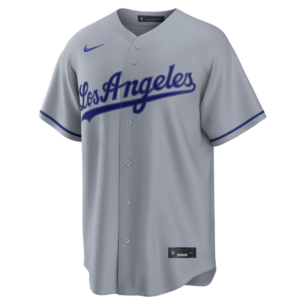 Kyle Tucker Los Angeles Dodgers Nike Road Replica Jersey - Gray | MLB Fan Gear