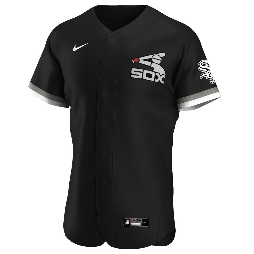Chicago White Sox Nike Alternate Authentic Team Jersey - Black | MLB Fan Gear