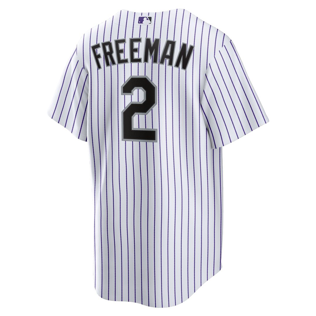 Tyler Freeman Colorado Rockies Nike Home Replica Jersey - White | MLB Fan Gear