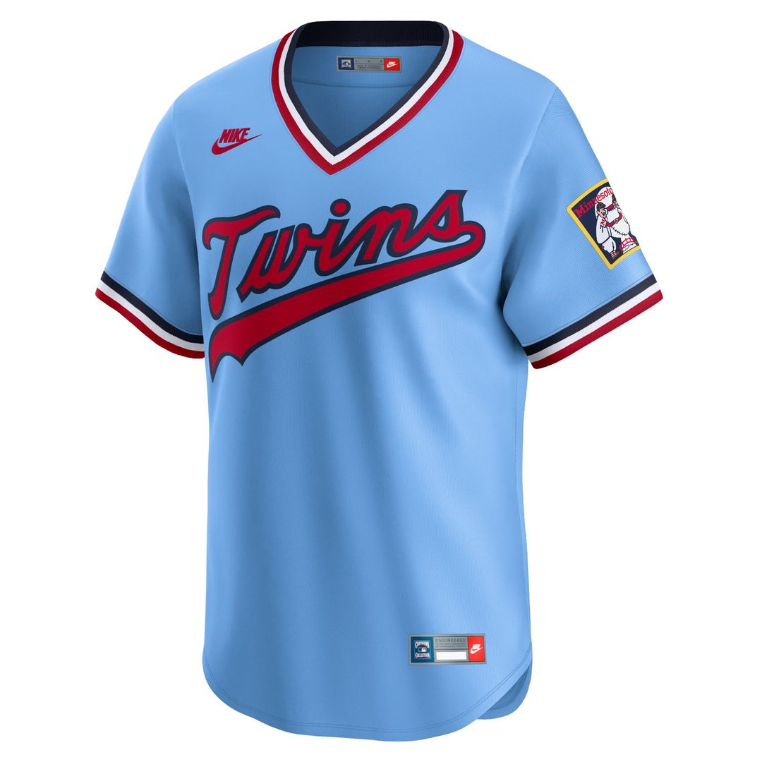 Minnesota Twins Nike Cooperstown Collection Limited Jersey - Light Blue | MLB Fan Gear