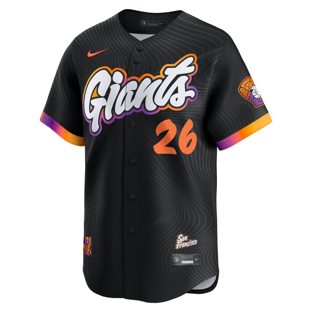 Matt Chapman San Francisco Giants Nike 2025 City Connect Limited Jersey - Anthracite | MLB Fan Gear