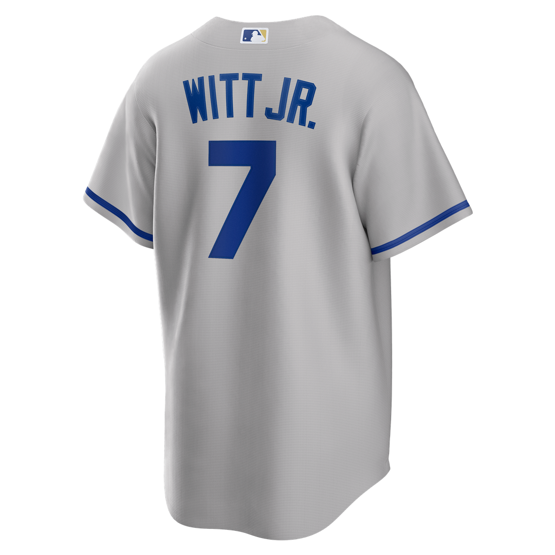 Bobby Witt Jr. Kansas City Royals Nike Road Replica Jersey - Gray | MLB Fan Gear