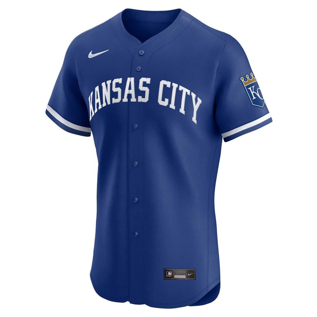 Kansas City Royals Nike Alternate Vapor Premier Elite Patch Jersey - Royal | MLB Fan Gear