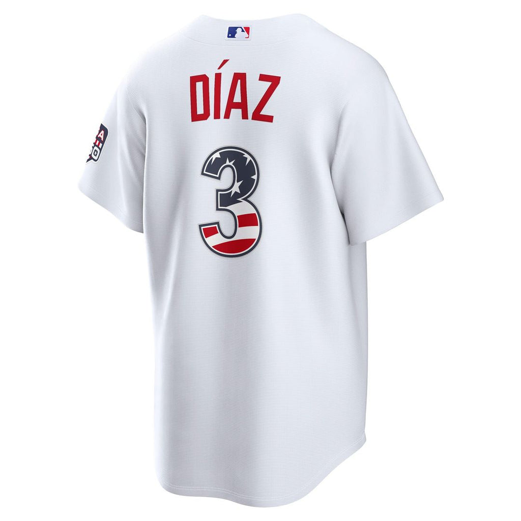 Edwin Díaz Los Angeles Dodgers Nike USA 250 Fourth of July Home Stadium Jersey - White | MLB Fan Gear