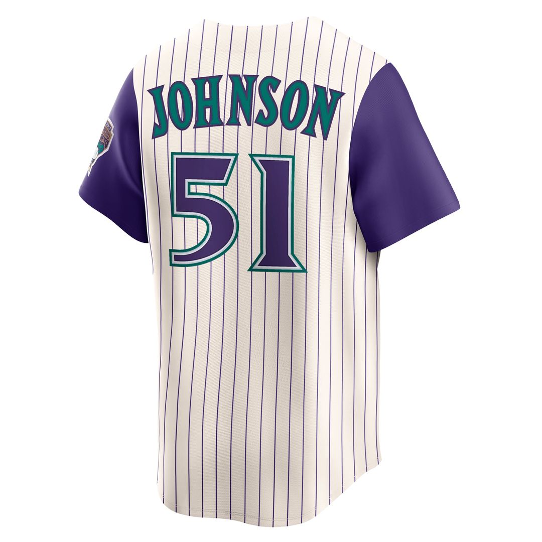 Randy Johnson Arizona Diamondbacks Nike Throwback Cooperstown Collection Limited Jersey - Black | MLB Fan Gear