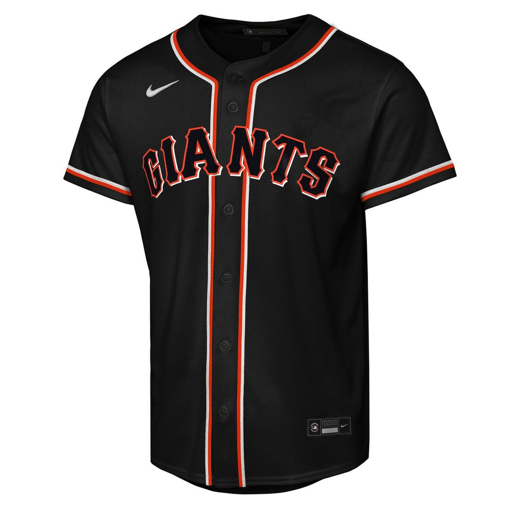 Matt Chapman San Francisco Giants Nike Youth Fashion Replica Player Jersey - Black | MLB Fan Gear