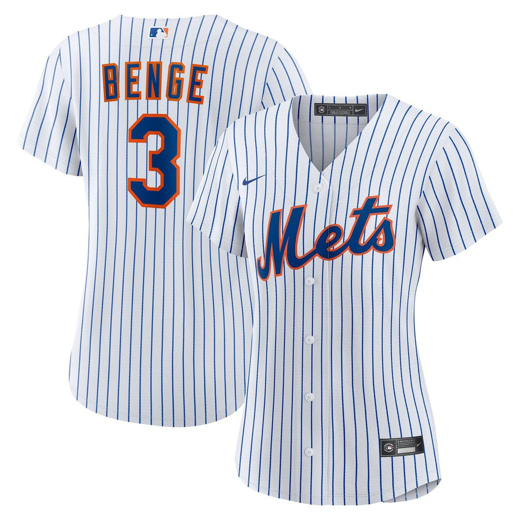 Carson Benge New York Mets Nike Women's Home Replica Jersey - White | MLB Fan Gear