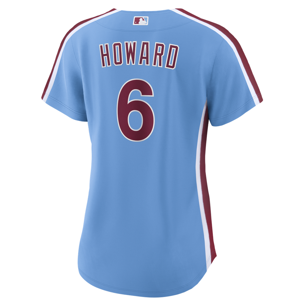 Ryan Howard Philadelphia Phillies Nike Women's Replica Jersey - Light Blue | MLB Fan Gear