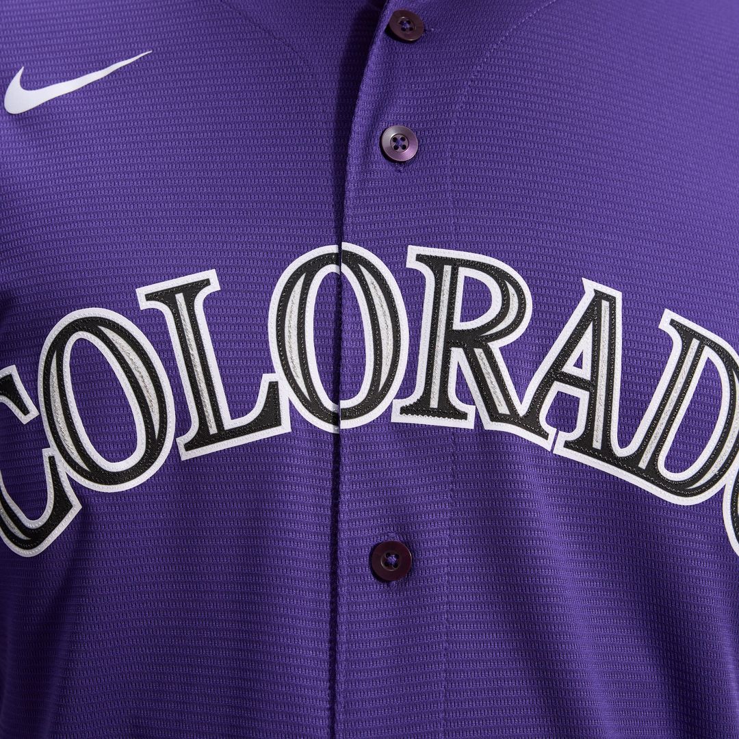 Colorado Rockies Nike Alternate Replica Team Jersey - Purple | MLB Fan Gear