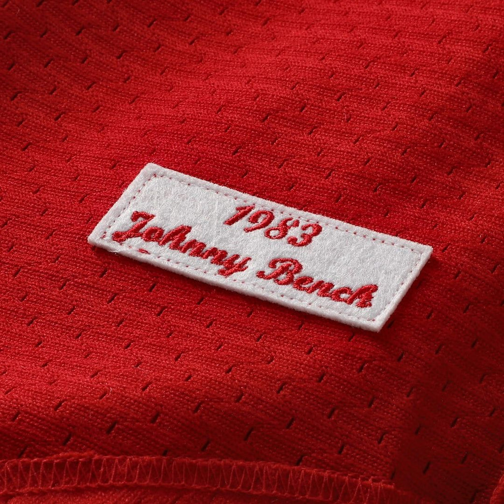 Johnny Bench Cincinnati Reds Mitchell & Ness Authentic Batting Practice Jersey - Scarlet | MLB Fan Gear