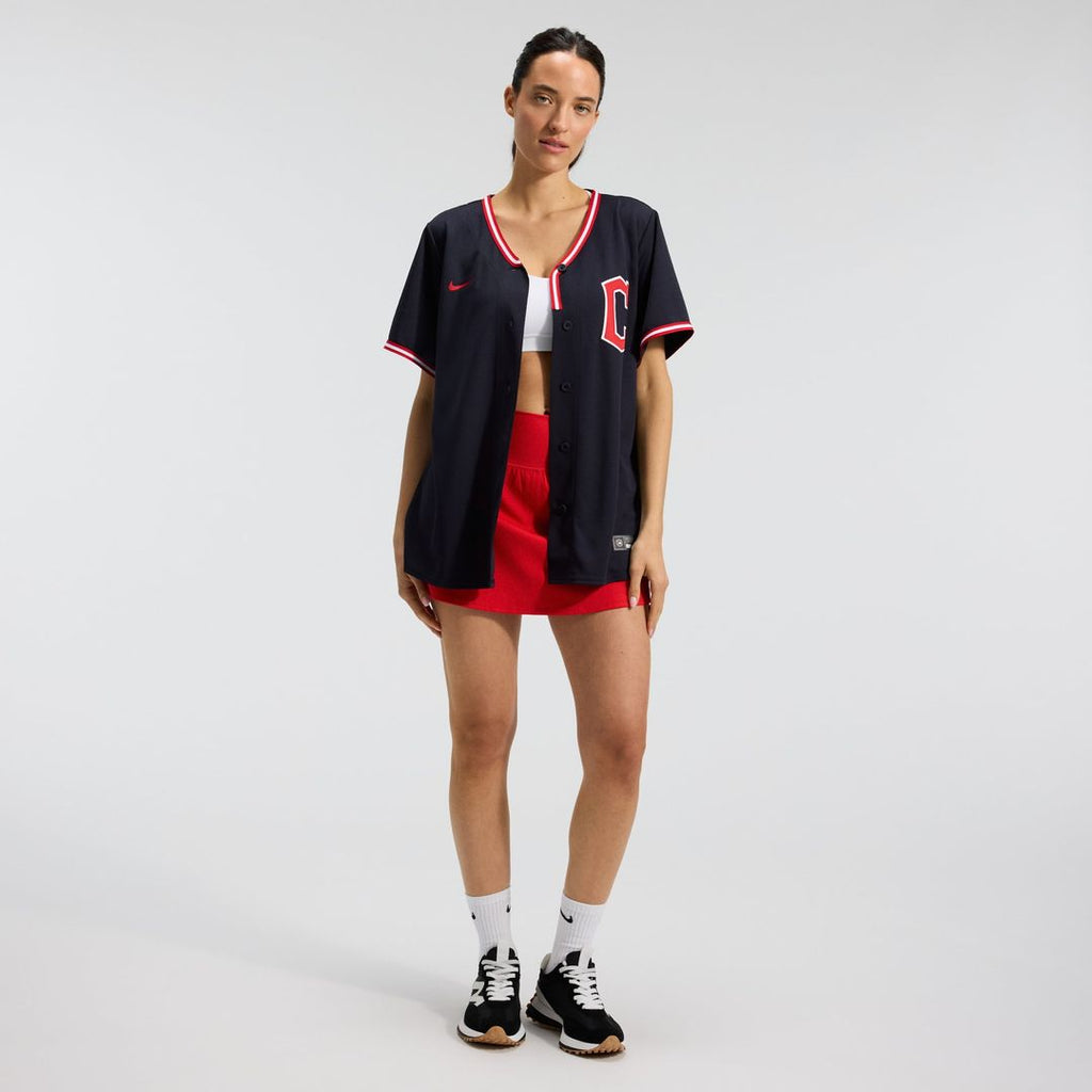 Cleveland Guardians Nike Women's Alternate Replica Jersey - Navy | MLB Fan Gear
