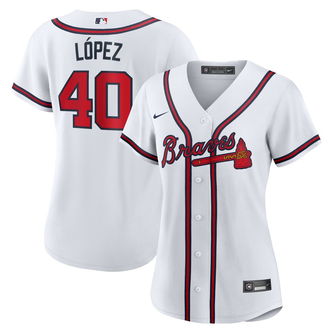 Reynaldo Lopez Atlanta Braves Nike Women's Home Replica Jersey - White | MLB Fan Gear