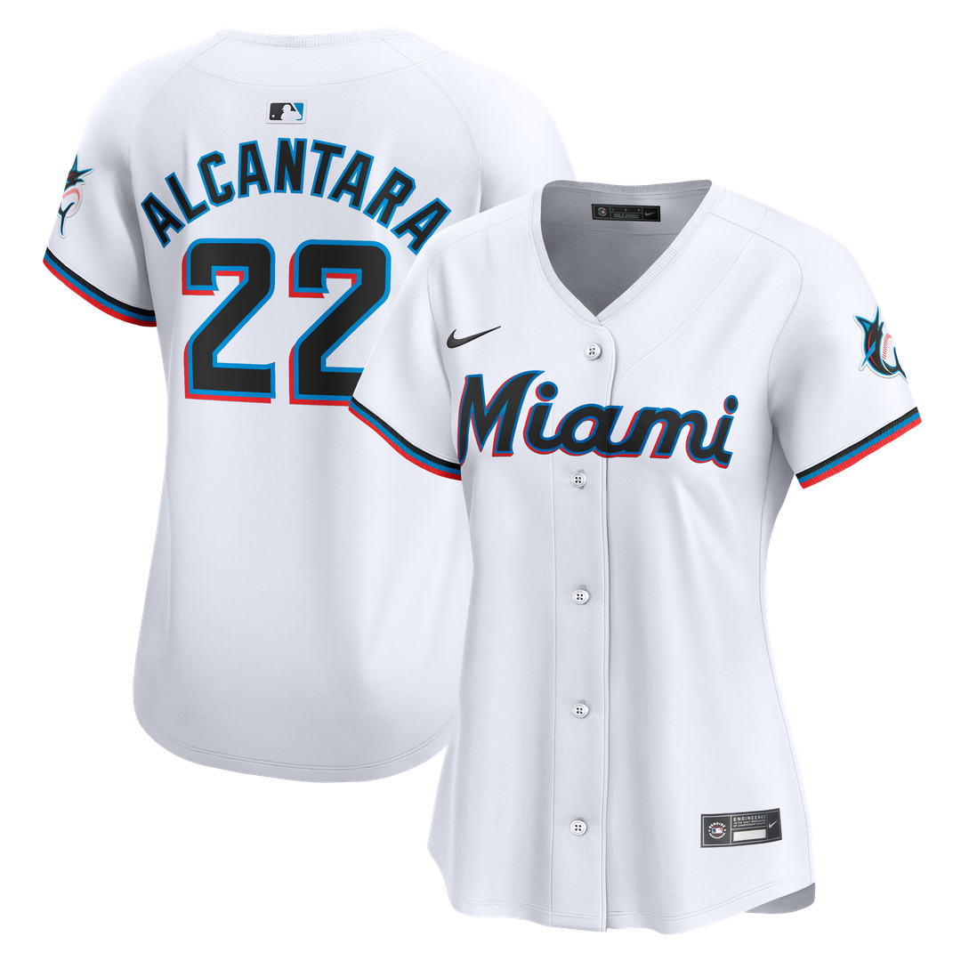 Sandy Alcantara Miami Marlins Nike Women's Home Limited Player Jersey – White | MLB Fan Gear